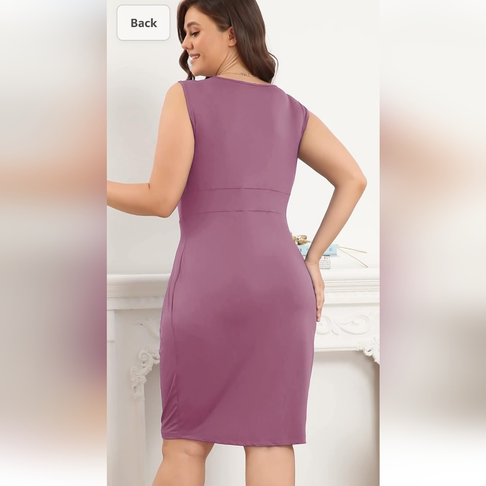 NWT Plus Size Sleeveless Dress 4X - Picture 2 of 4